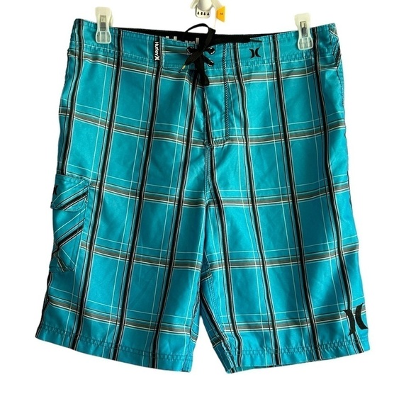 Hurley Men’s Board Short Swim Trunk Puerto Rico Blue• Size: 32 • Used - Picture 3 of 6